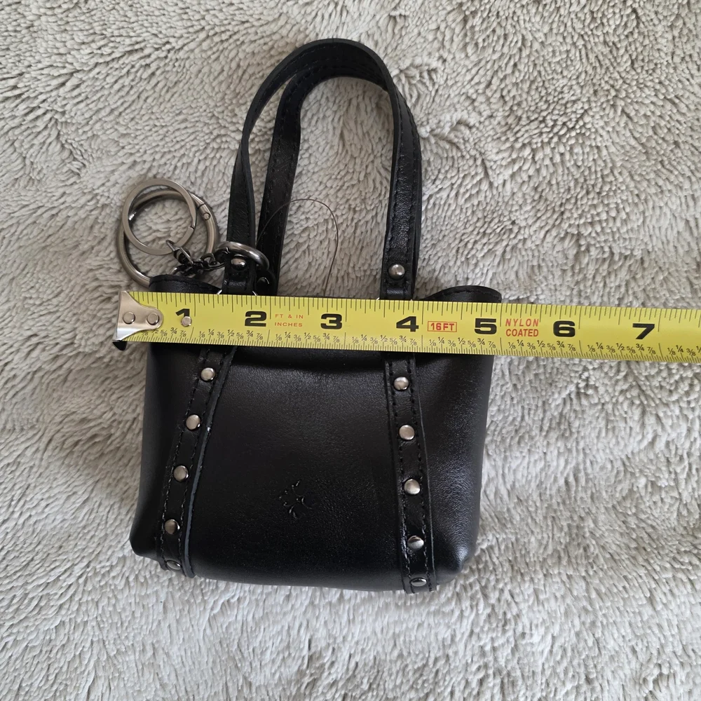 Patricia Nash Black Mini Leather Bag - Picture 9 of 12